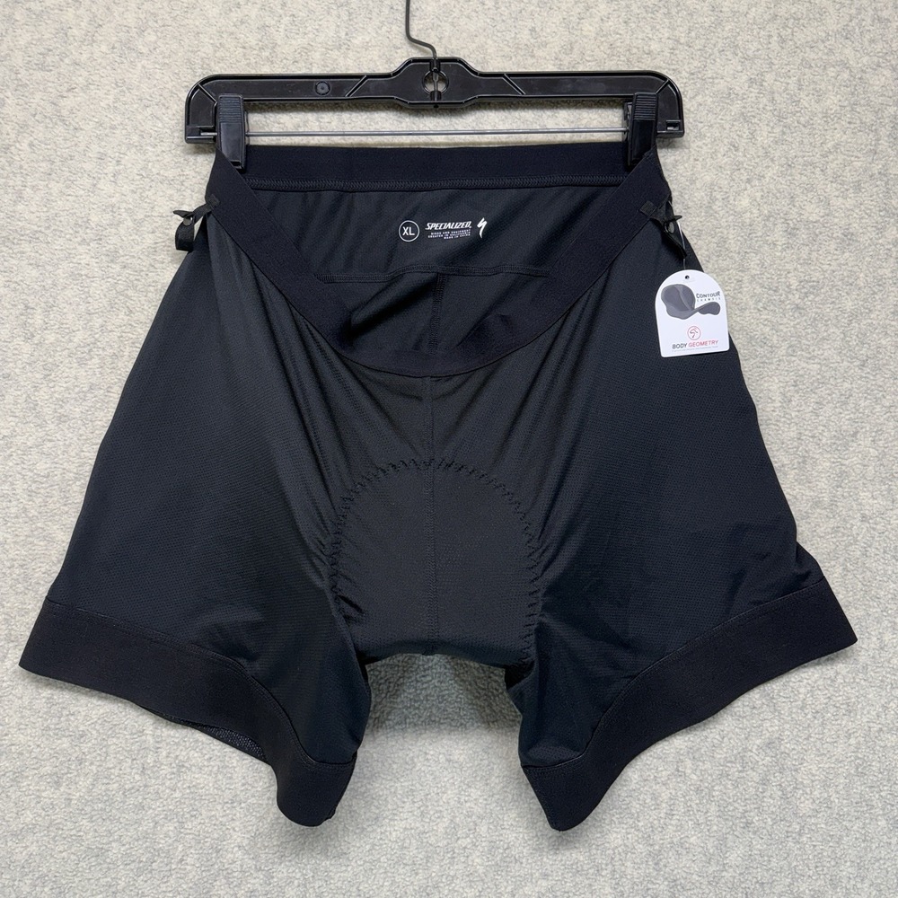 Specialized Body Geometry Cycling Bib Liner Shorts Men's XL Black Padded Bike